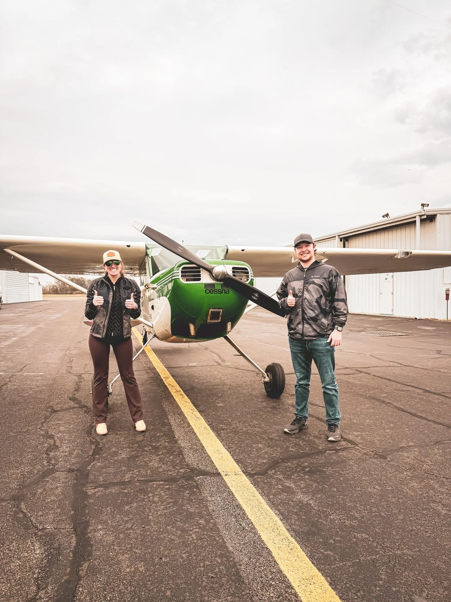 Welcome to the darkside @gabeepperson ! Congrats on earning your tailwheel endorsement. Instructor: @casey_ahern