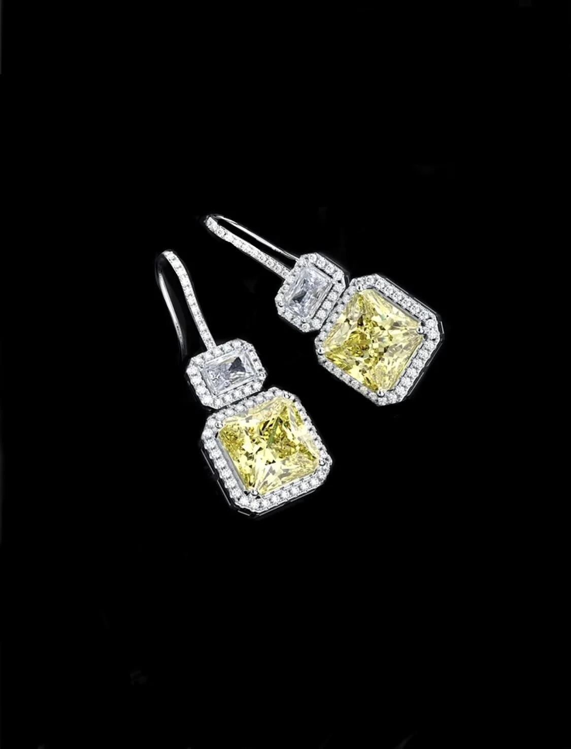 Yellow Sapphire Earrings