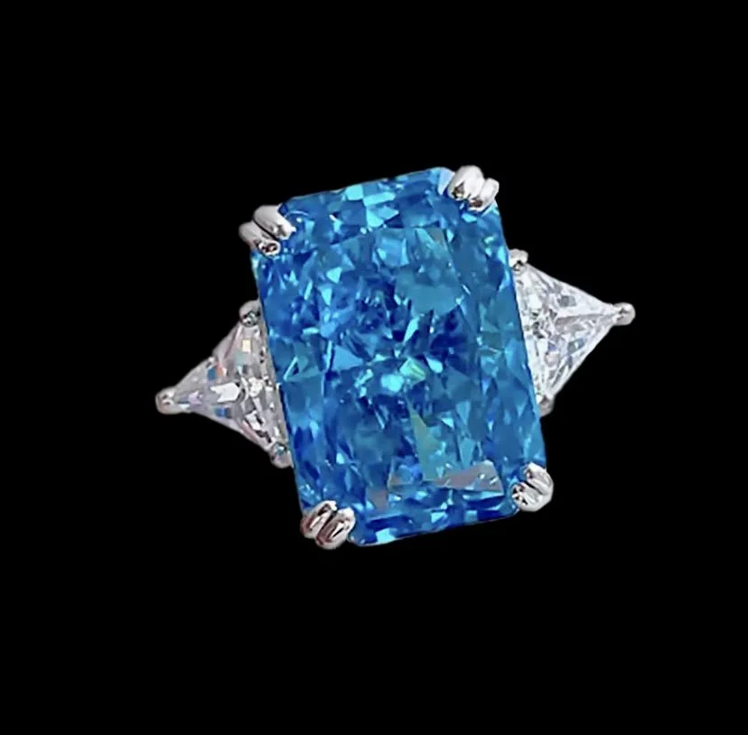 Aquamarine / Topaz Ring