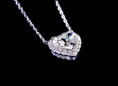 Love Heart Zircon Necklace