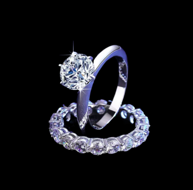 2 CT Moissanite Bridal Ring