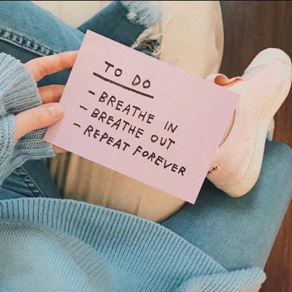 Just a little mid-week reminder to take a breath, everything is going to be great // card designed by @adamjk // via @harianameinke