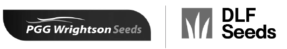 Logos de PGG Wrightson Seeds y DLF Seeds