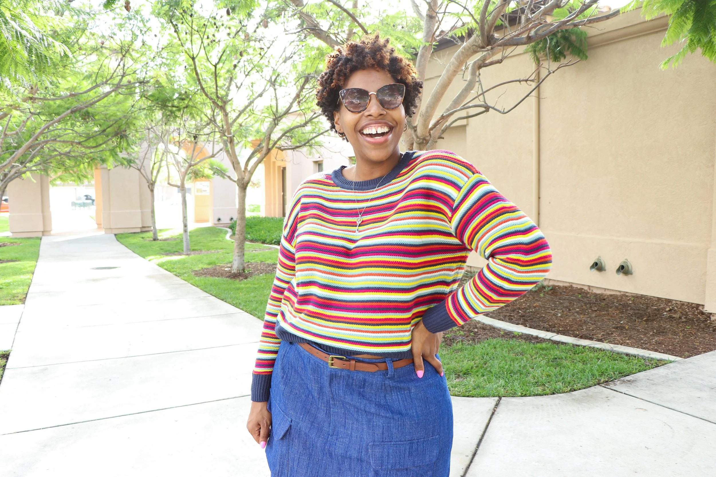 new favorite denim skirt: simplicity 8994