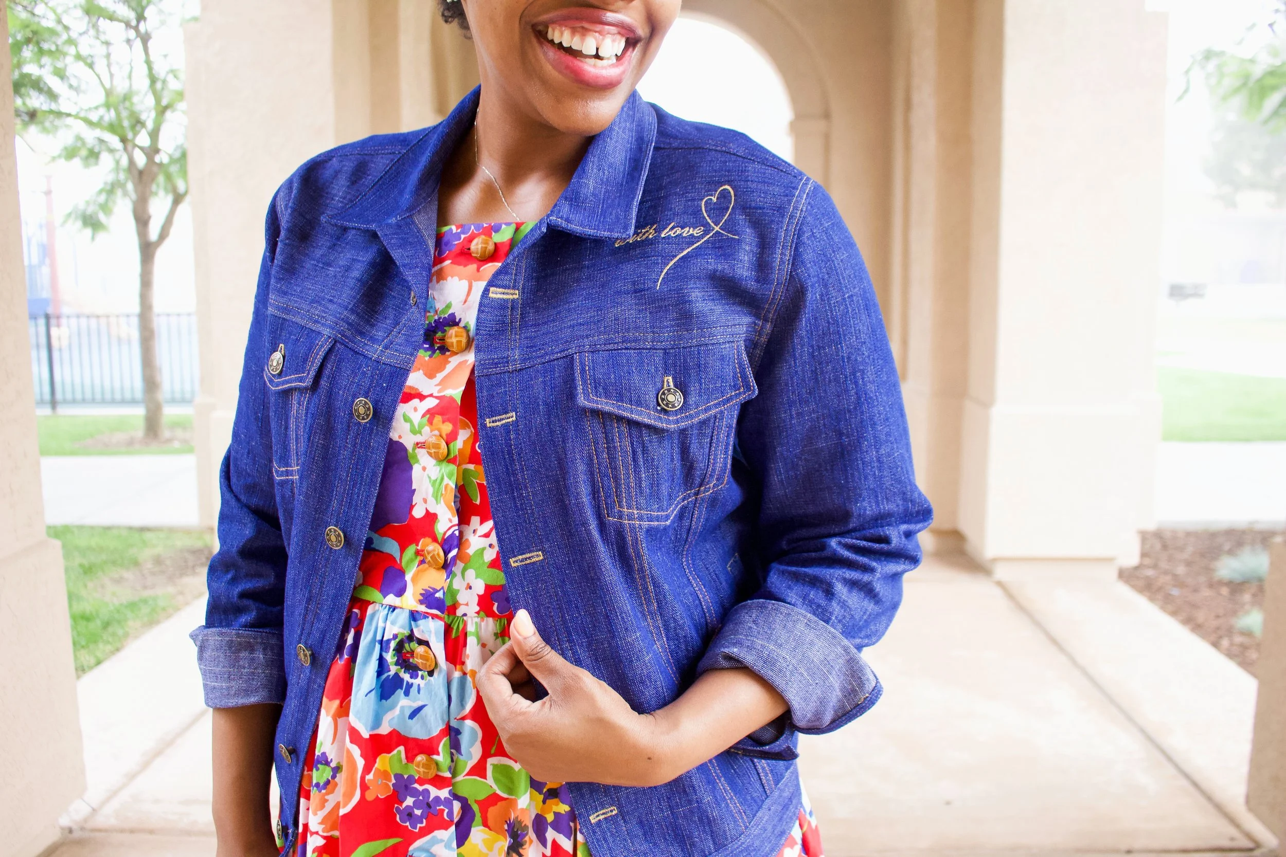 I made a denim jacket: Simplicity 8845