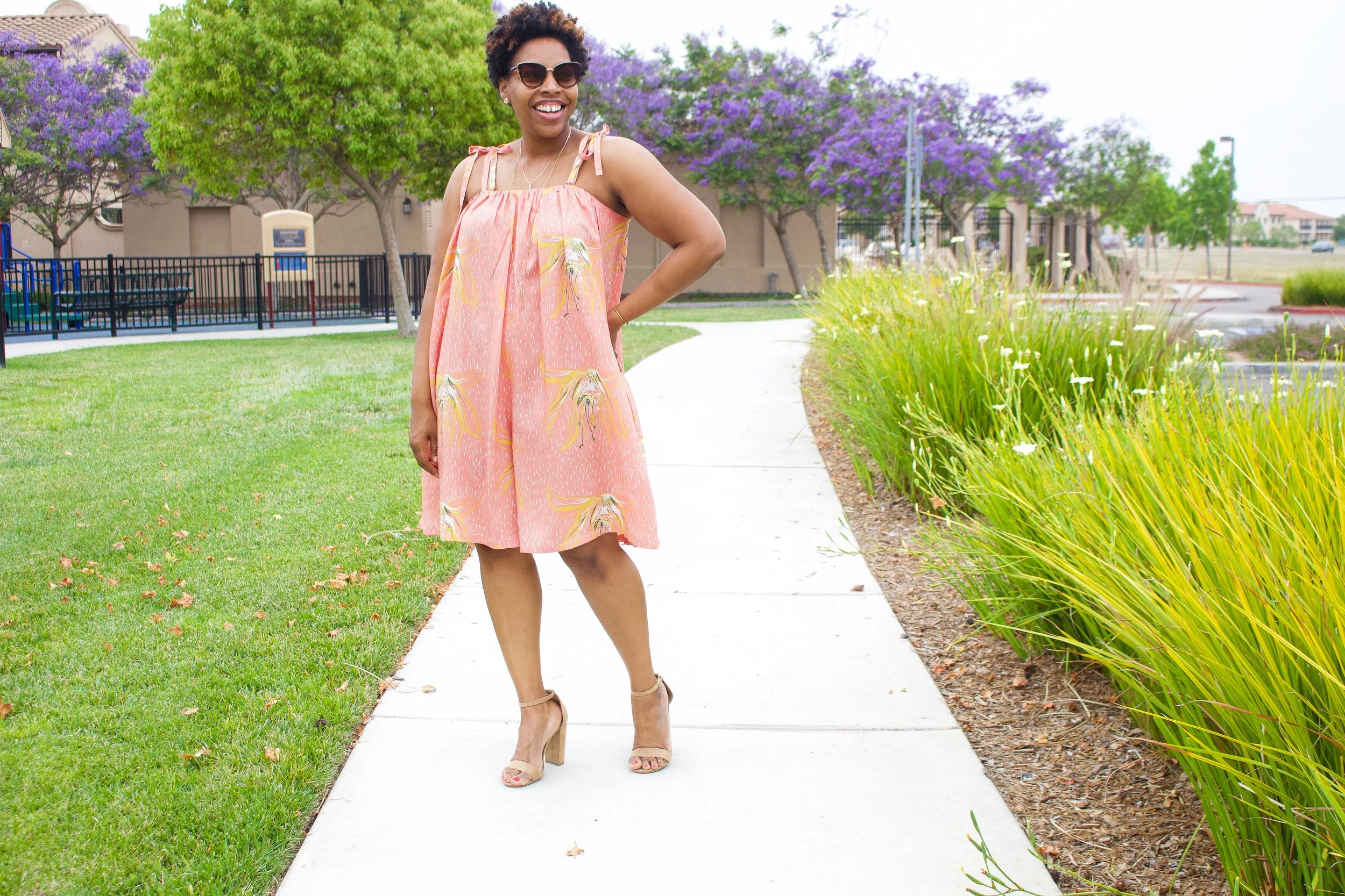 loose fitting romper: mccalls 7607: featuring lillium by katie kortman
