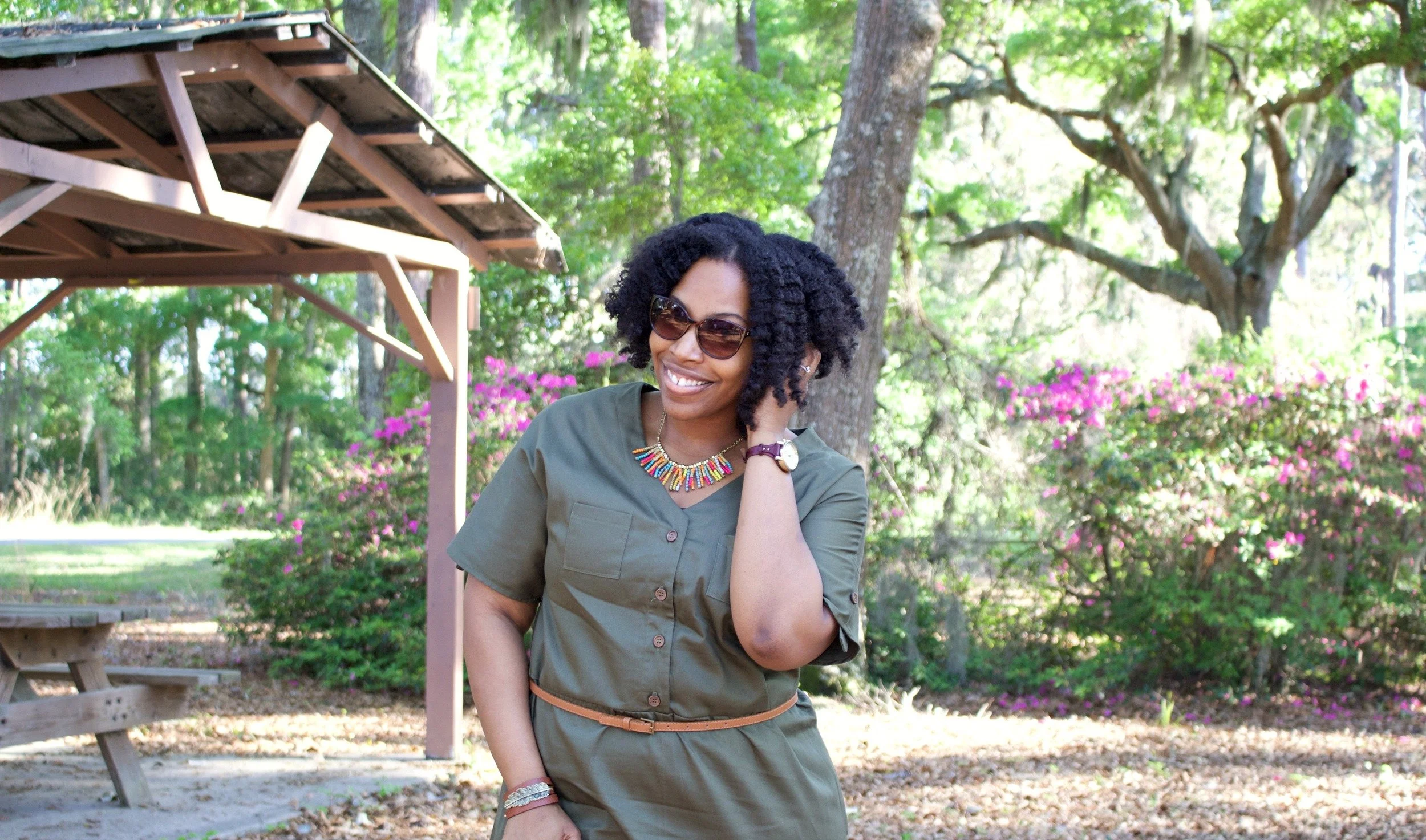 Everyday Olive Green Dress: McCalls 7115 