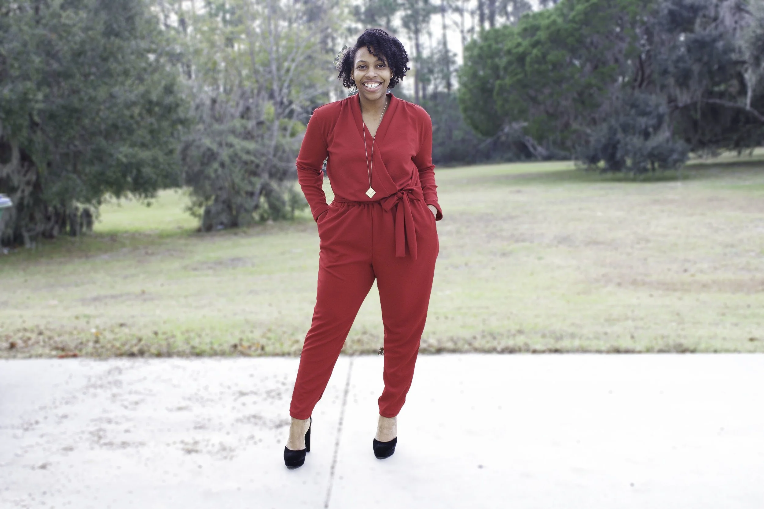 Holiday Jumpsuit: McCalls 7099