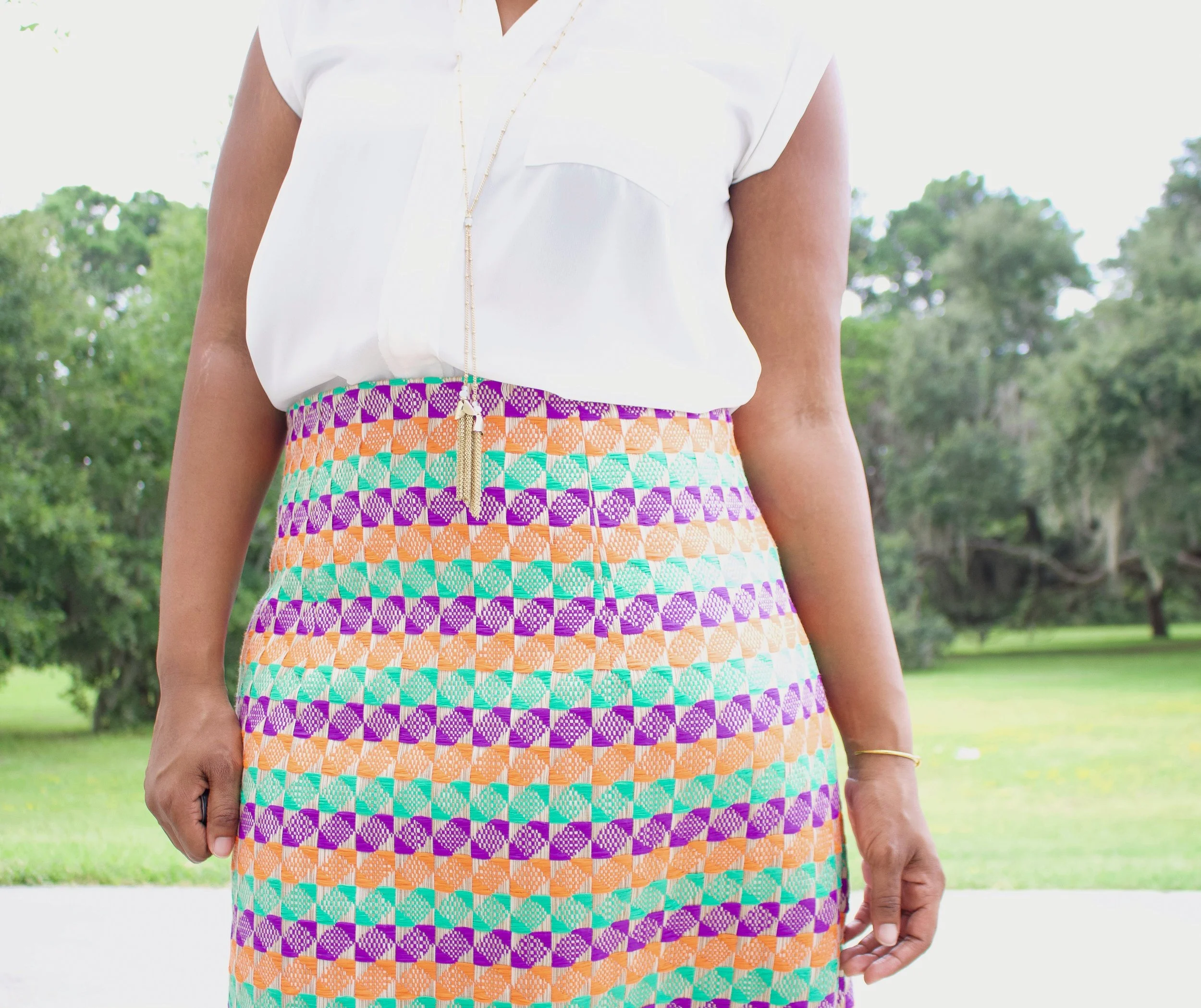Novelty Tweed Pencil Skirt: Butterick 5466