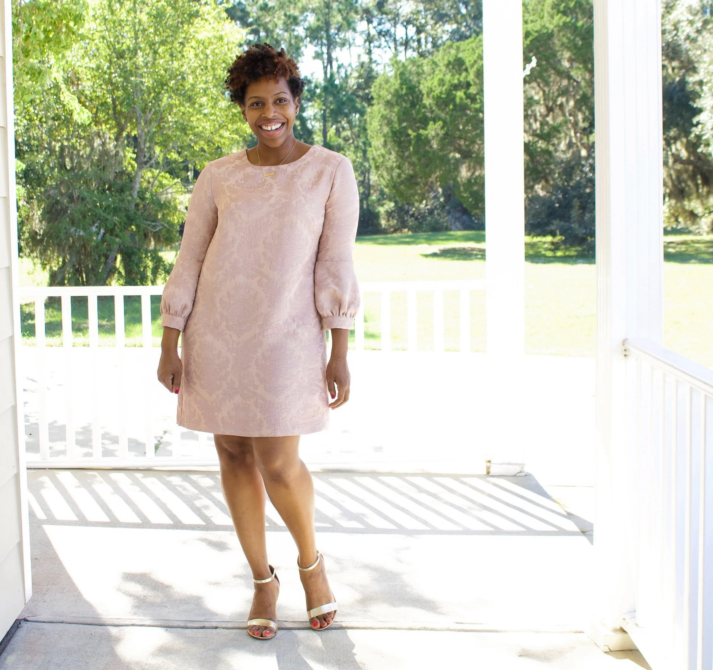 Brocade Pullover Dress: McCalls 7800 