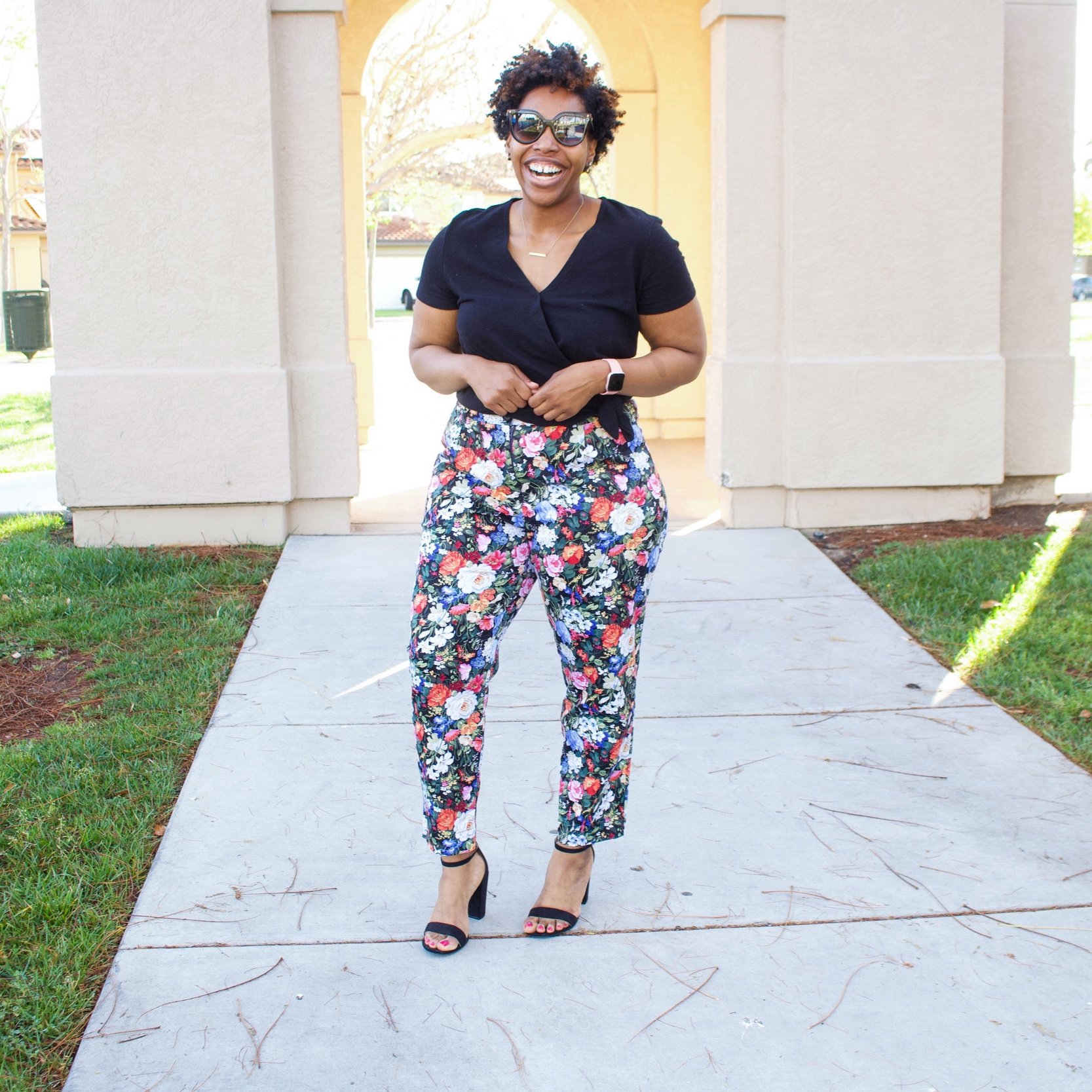 Garden Floral Pants: Simplicity 8842 