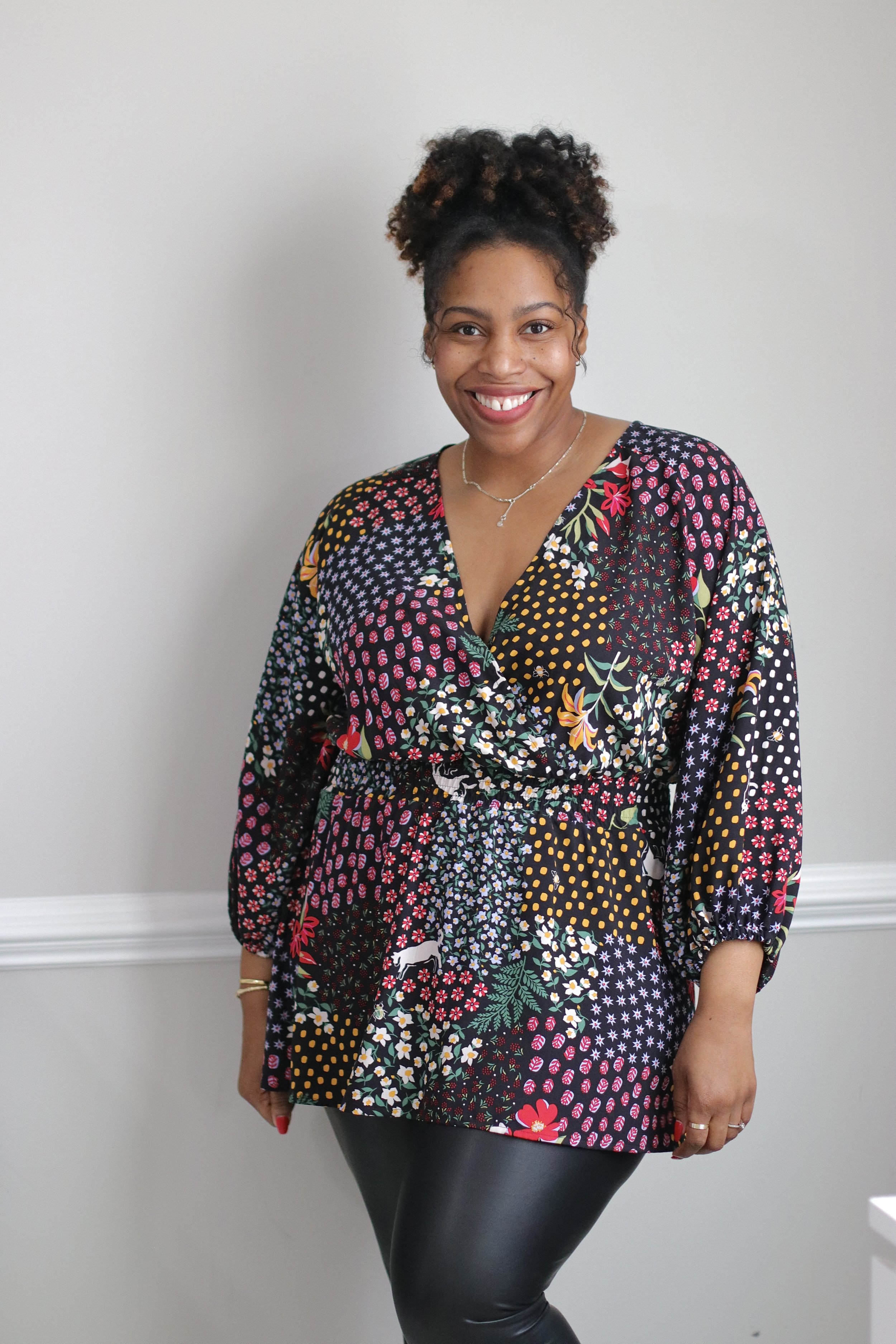 black floral shirred top: butterick 6930 — brittany j jones black floral shirred top: butterick 6930 — brittany j jones