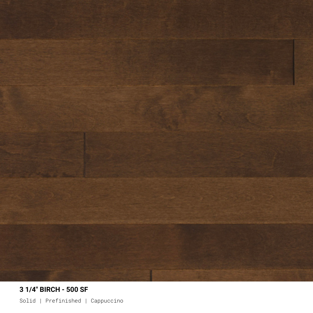 3 1/4" BIRCH | SOLID - 500 SF