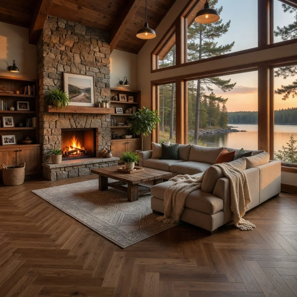 Herringbone Designer Hardwood Flooring Sale