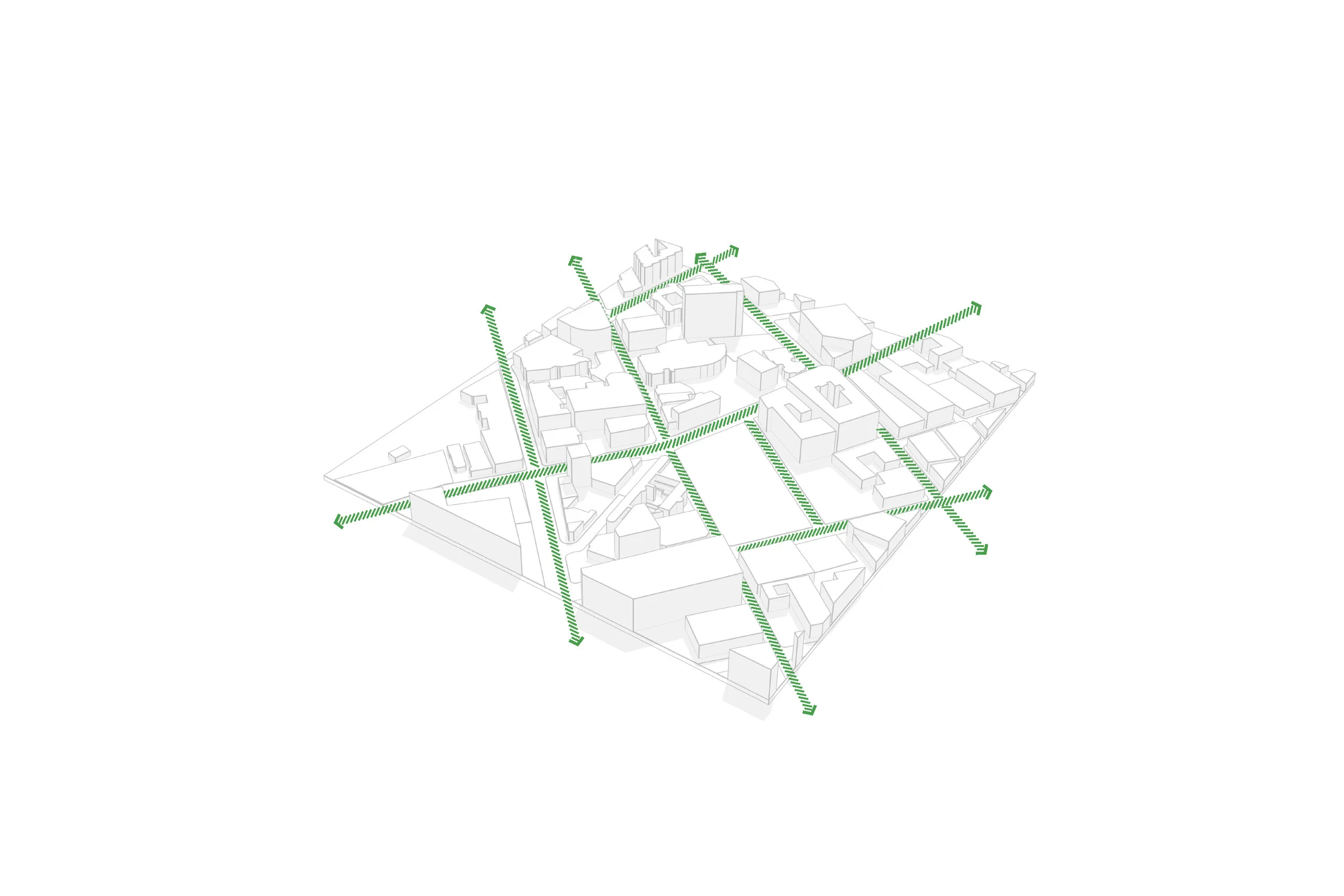 EXISTINGBuilding has two accesses to the parking 1 from Los Angeles street second from San Pedro street. The parking is designed in a way that when you get inside you have 2 options 2 vehicular circulations one for deliveries and storage. Another fr…