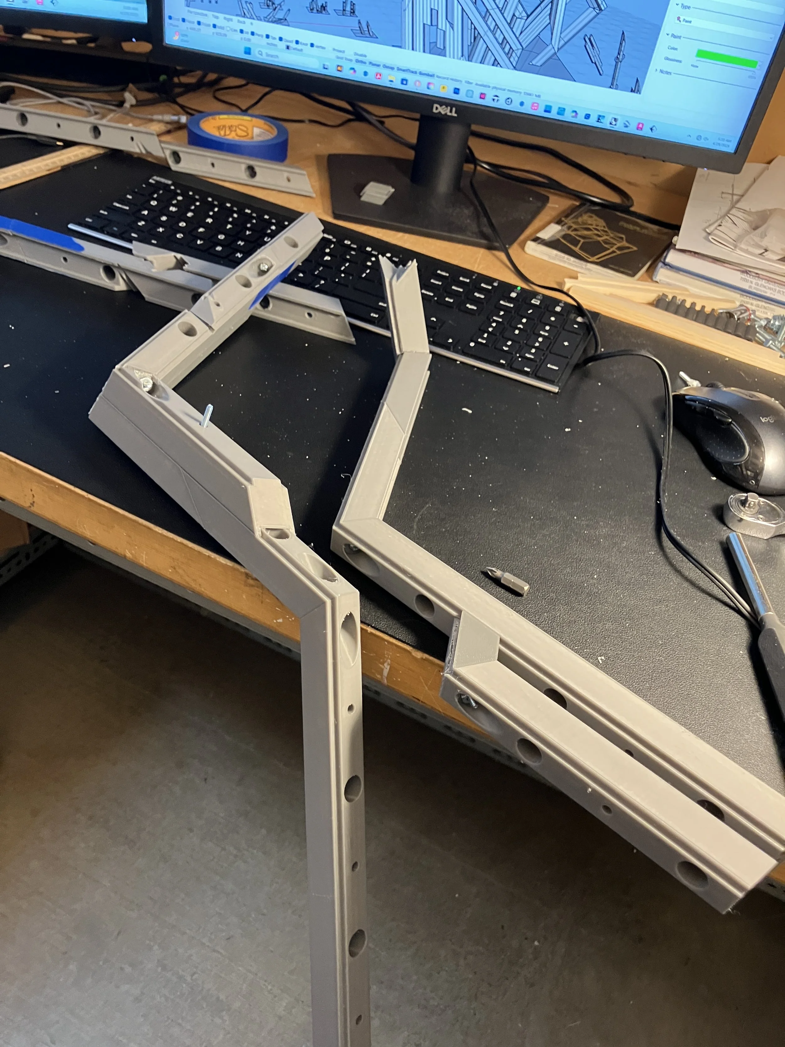 Assembly In Progress 3D Printed Study Model