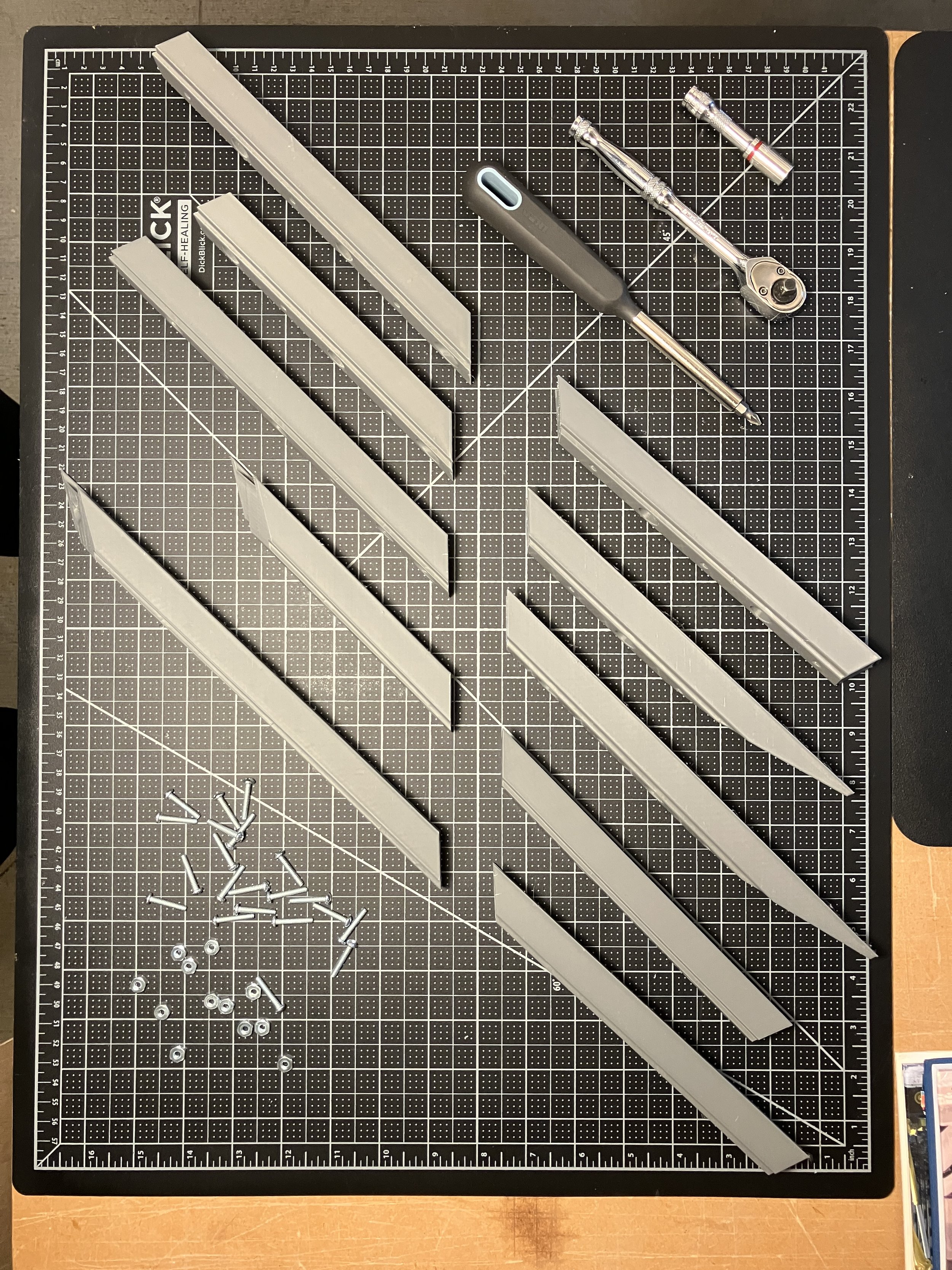  Disassembled 3D Printed Study Model