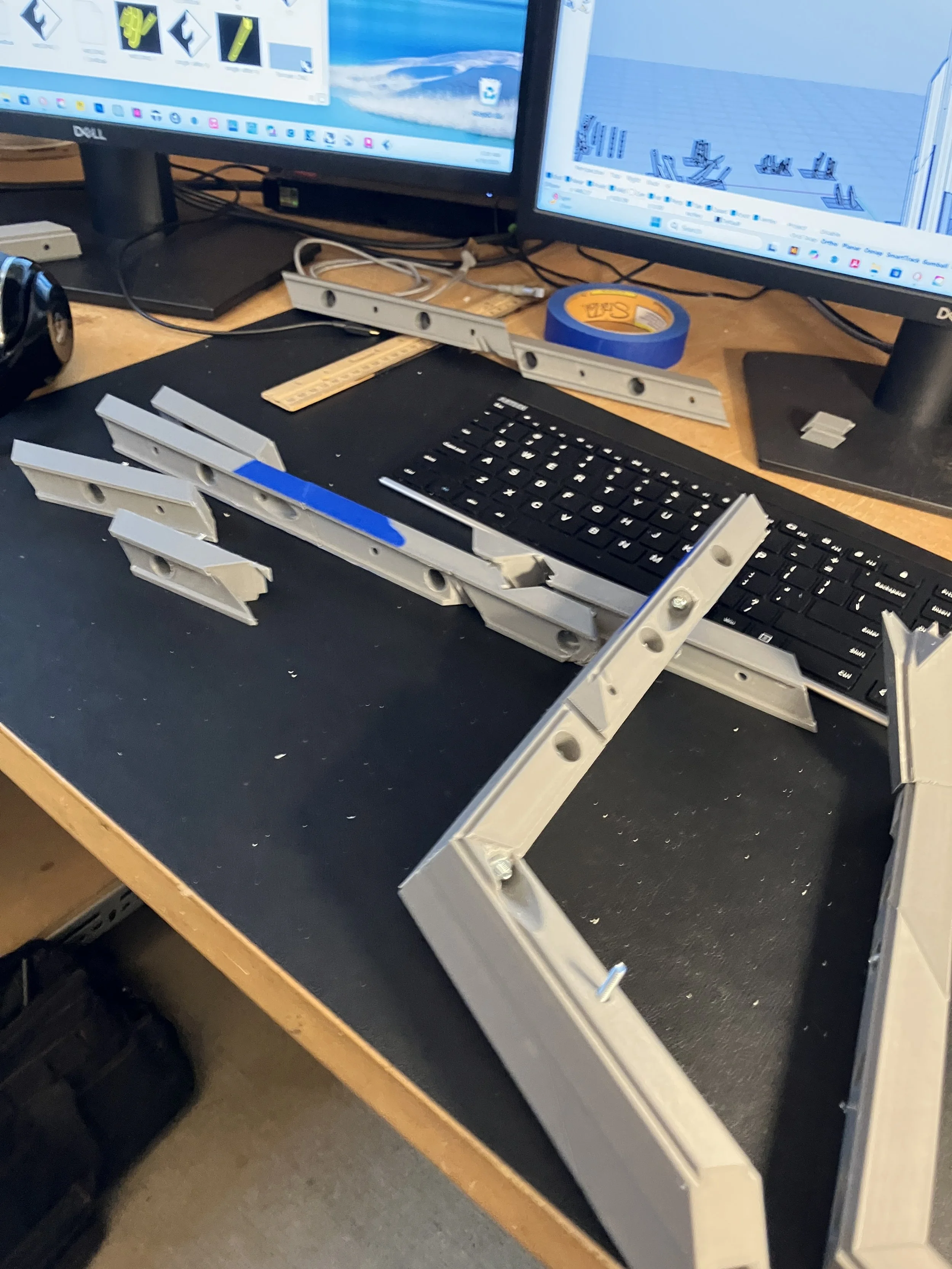 Assembly In Progress 3D Printed Study Model