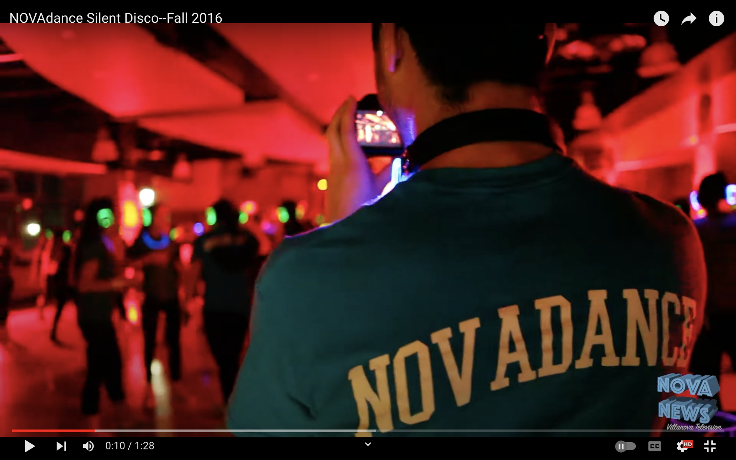 NOVAdance Silent Disco News Feature Story