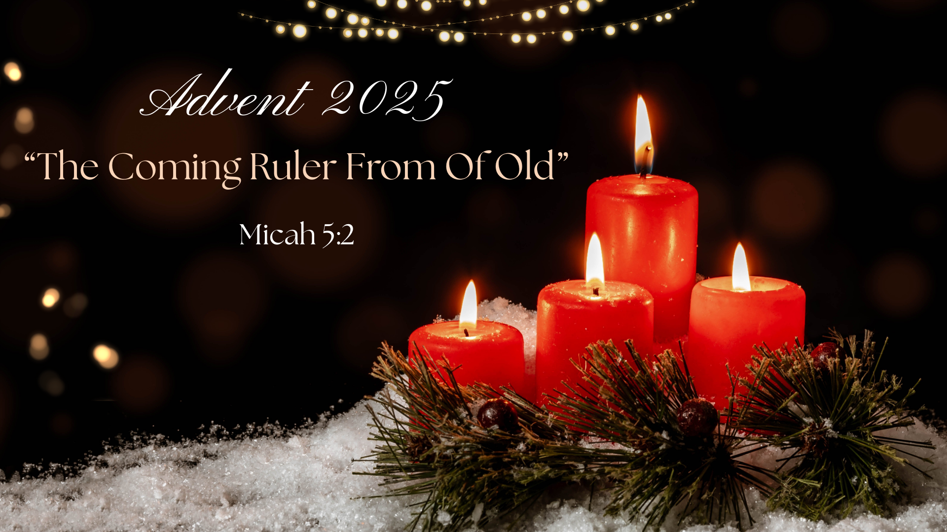 The Coming Ruler From Of Old