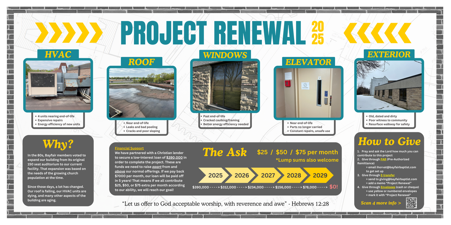 Project Renewal — Bayfair Baptist Church
