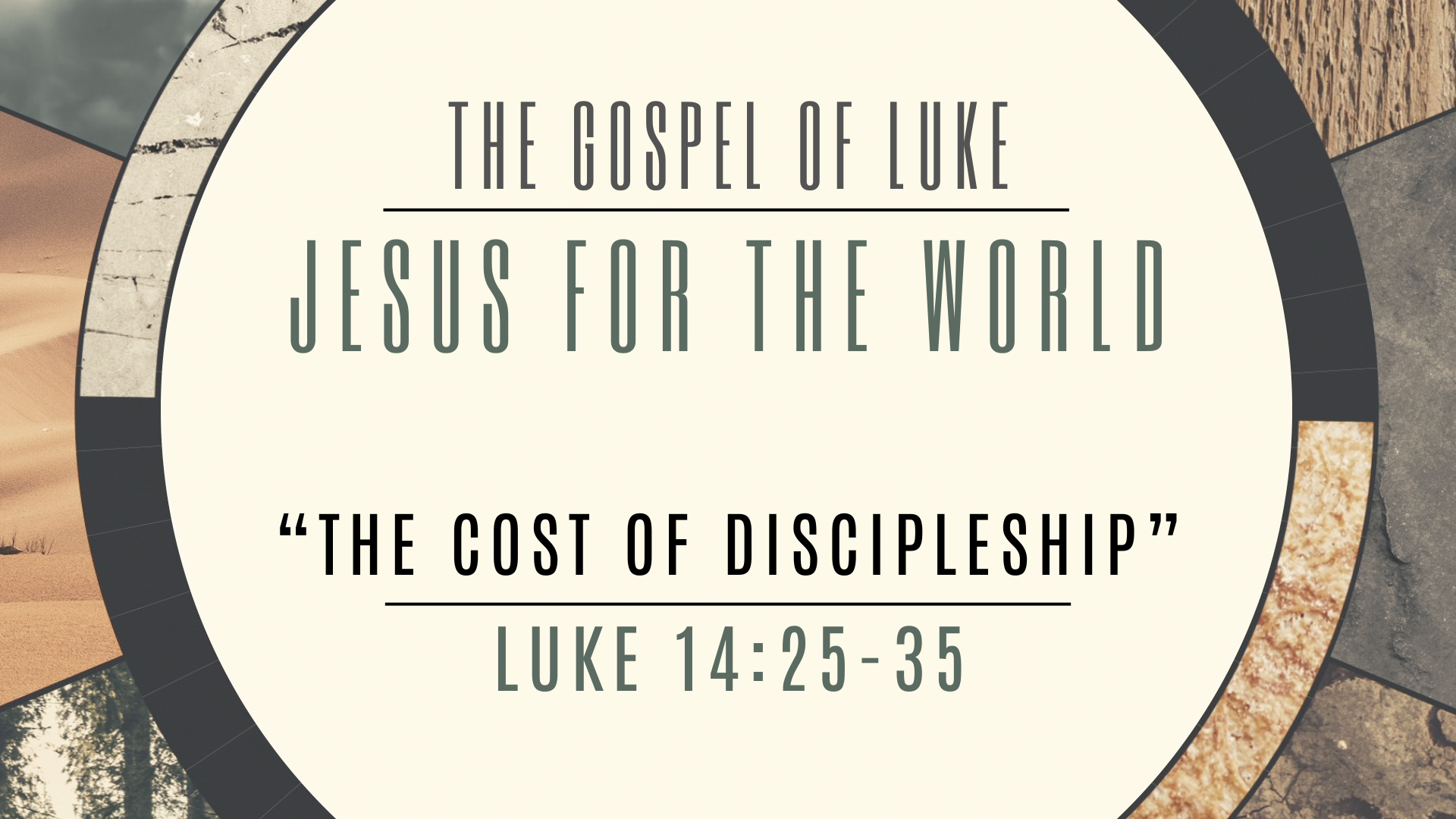 The Cost of Discipleship