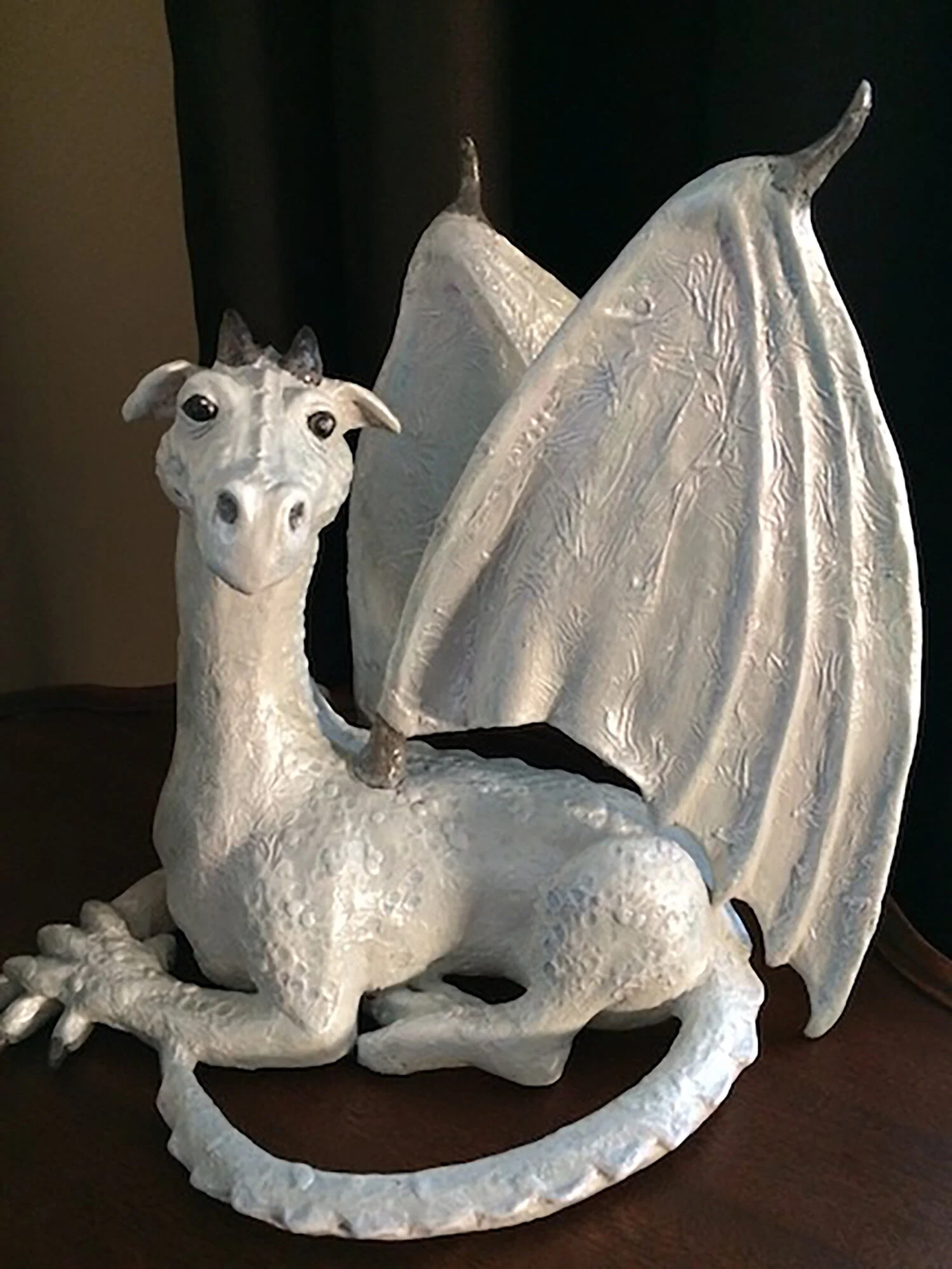 Dragon Sculpture: Paperclay