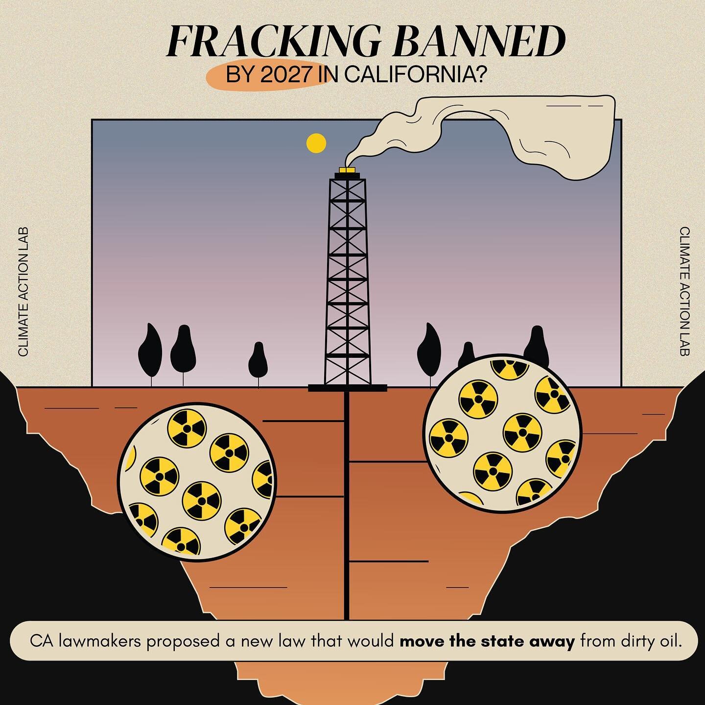 California lawmakers have proposed a bill that would ban all hydraulic fracking in CA by 2027! 😌🛢🚫🌎

Hydraulic fracturing, or fracking, is a technique used to extract huge amounts of oil and gas from shale rock deep underground. It involves injec