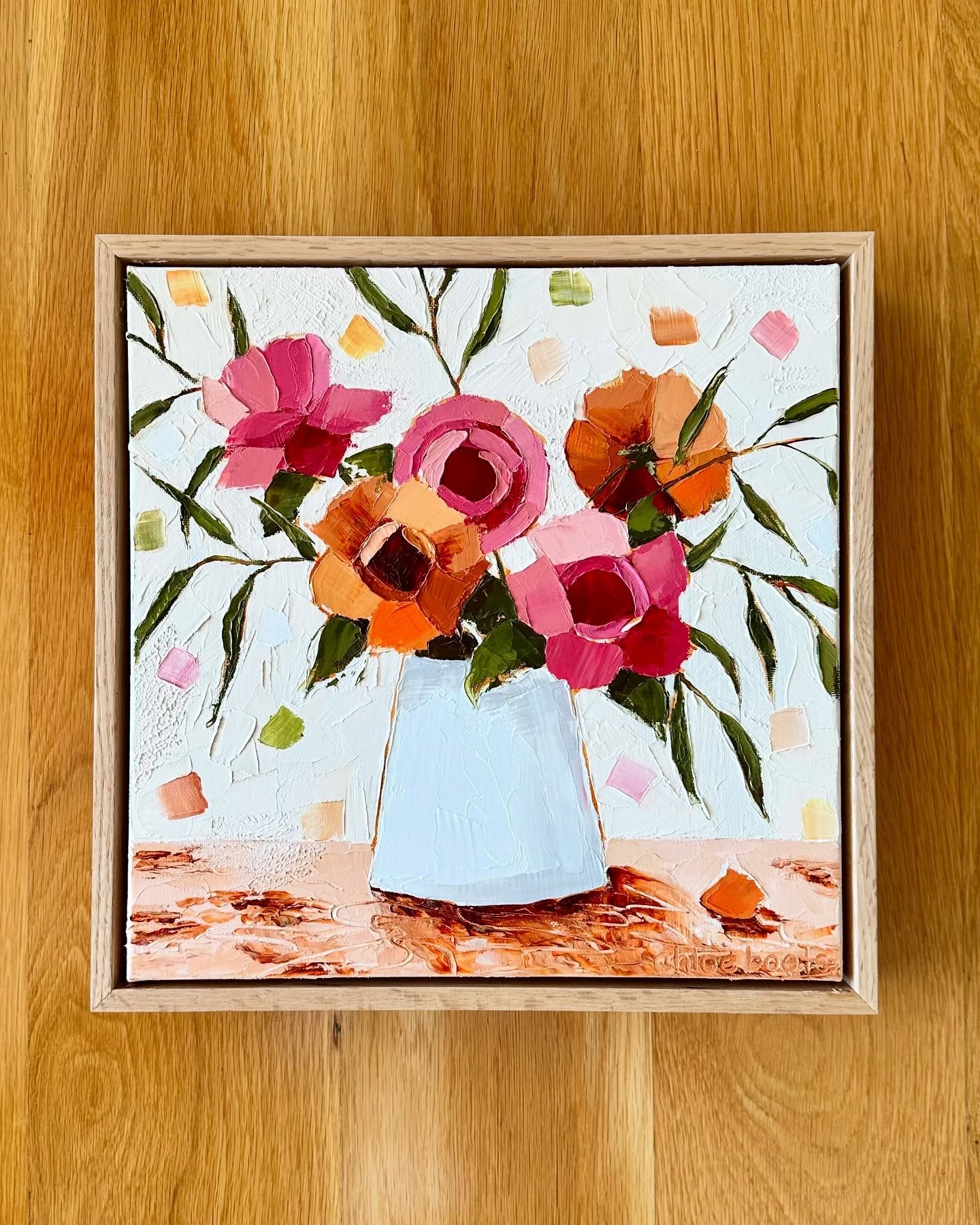 &ldquo;And yet, she bloomed&hellip;&rdquo; is now LIVE on my website.

An expressive floral painting &ldquo;And yet, she bloomed&hellip;&rdquo; features oranges, pinks, browns, burgundy and olive on a neutral beige background. Created with a palette 