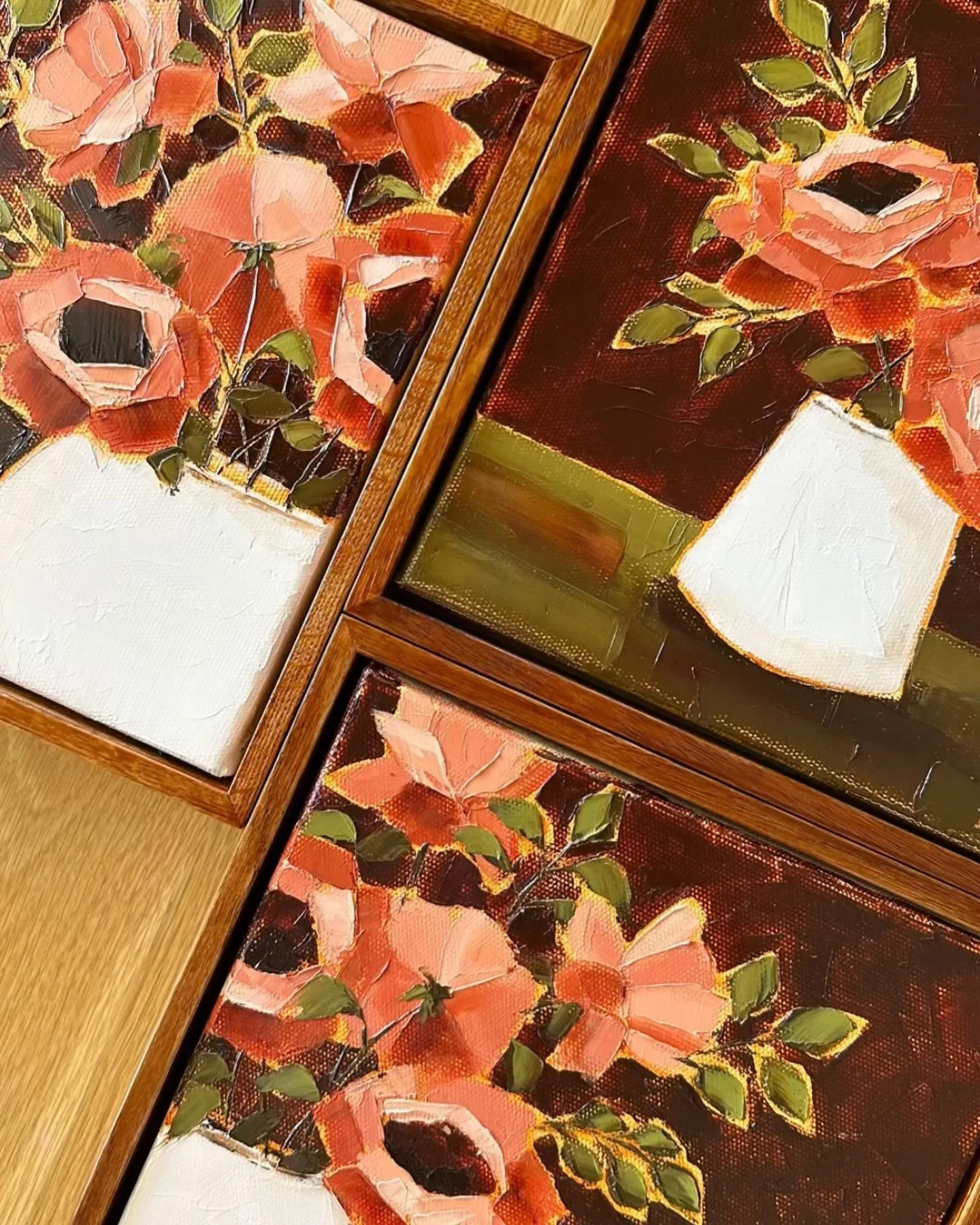 Sneak peaks of delicious new work that I will be releasing in the weeks and months to come 🤎☺️.

I&rsquo;m so excited to share them with you once they are dry!! If you love what you see, I suggest turning on your story and post notifications so I do