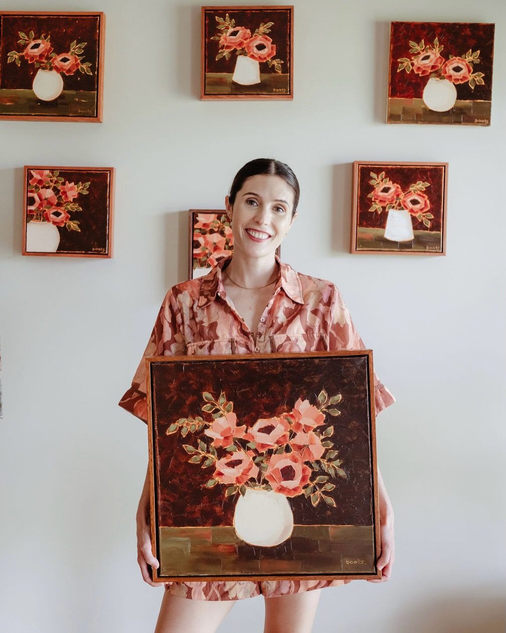 My new piece &ldquo;Blooming Through The Shadows&rdquo; is about resilience&hellip; facing a challenging or turbulent time and eventually coming out the other end&hellip; stronger, more determined and more grateful for this beautiful life.

This piec