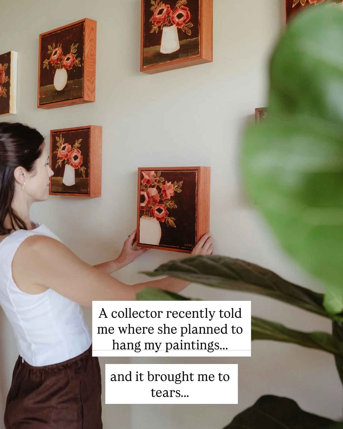 In 2022, we had the awful, yet far too common experience of miscarrying what would have been our 3rd child at 12 weeks. In the week that followed my beautiful husband bought me a new set of paints and canvases&hellip;. he knew I loved to paint and he