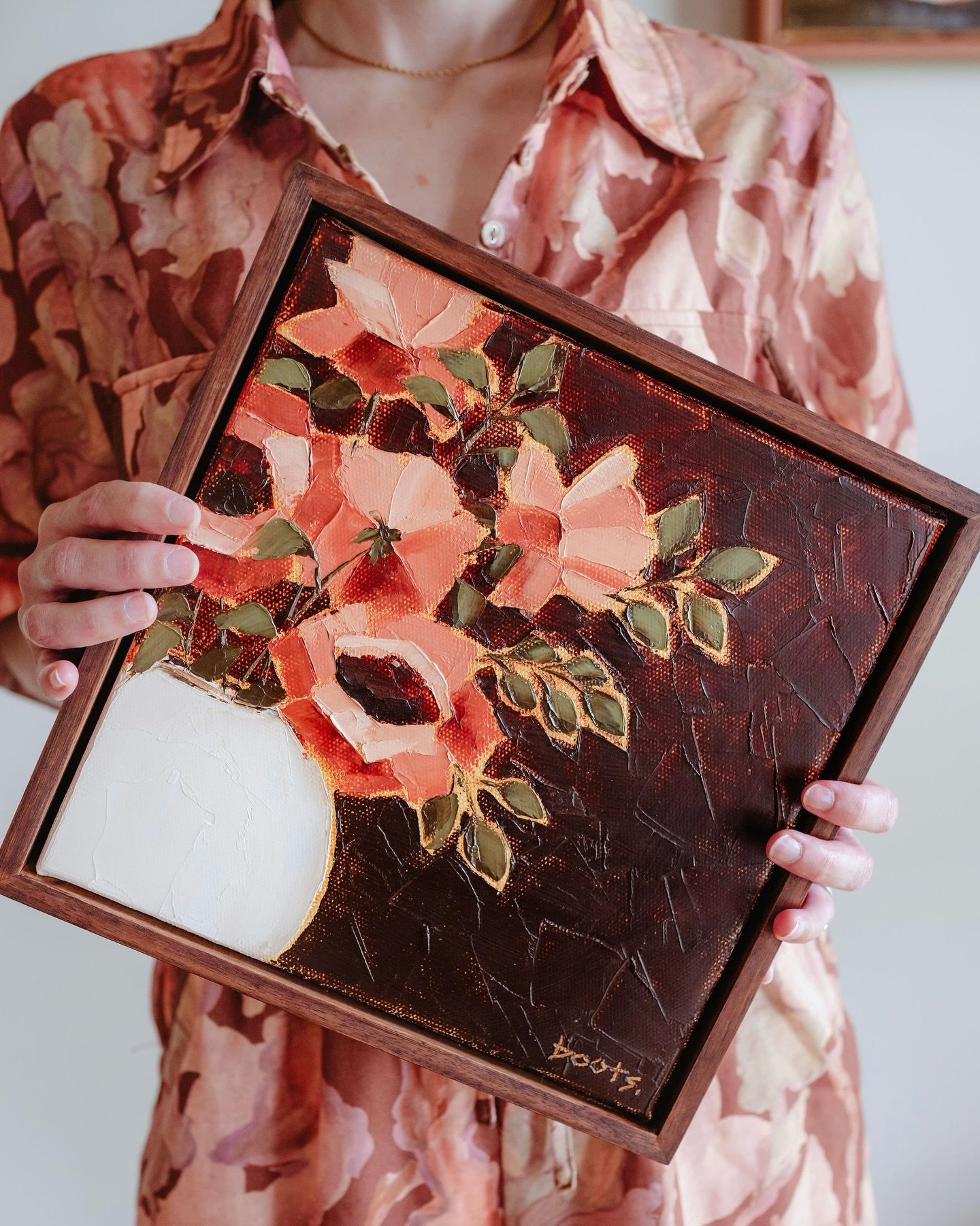 If you love this colour palette, you&rsquo;re going to love what I have in store for this Sunday&rsquo;s painting release! The same colour palette, but it&rsquo;s a big guy, my biggest oil painting to date actually at 62 x 62cm. I can&rsquo;t wait to