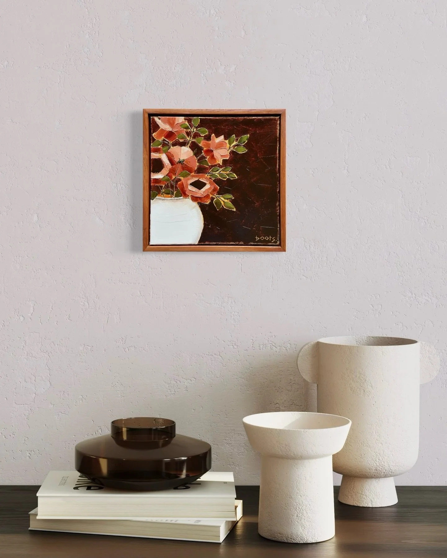 This piece &ldquo;She Persisted Gracefully&rdquo; found her forever home this week 🤎🥰