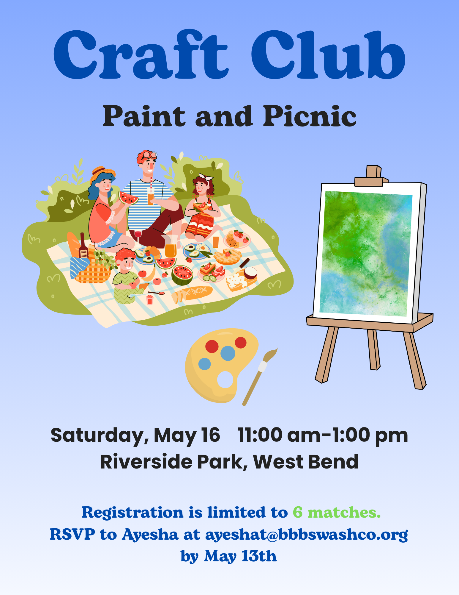 Craft Club: Create Paint and Picnic