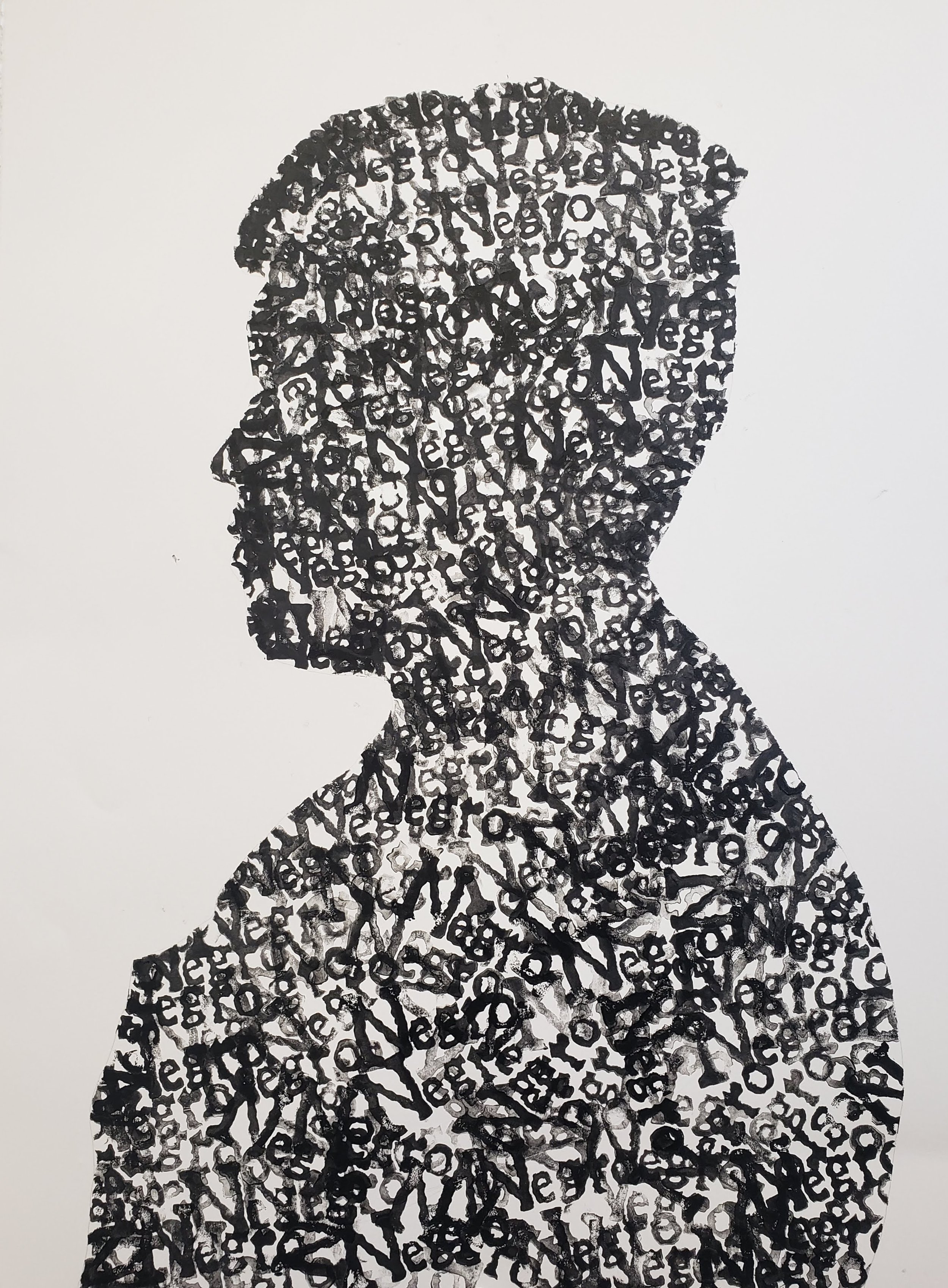 A Negro (2021) Stamp print