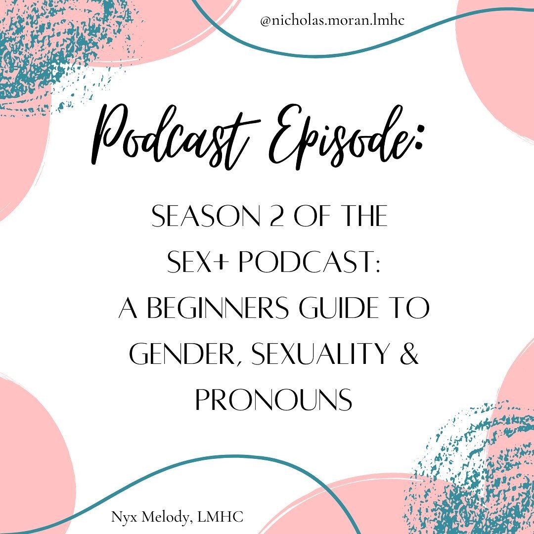 I had the amazing privilege of speaking with @laurenmcolletti (she/her) for my third guest appearance on a podcast episode. 
.
.
For those who are interested, this is the information - Season 2 of Sex+ Podcast: A Beginners Guide to Gender, Sexuality 