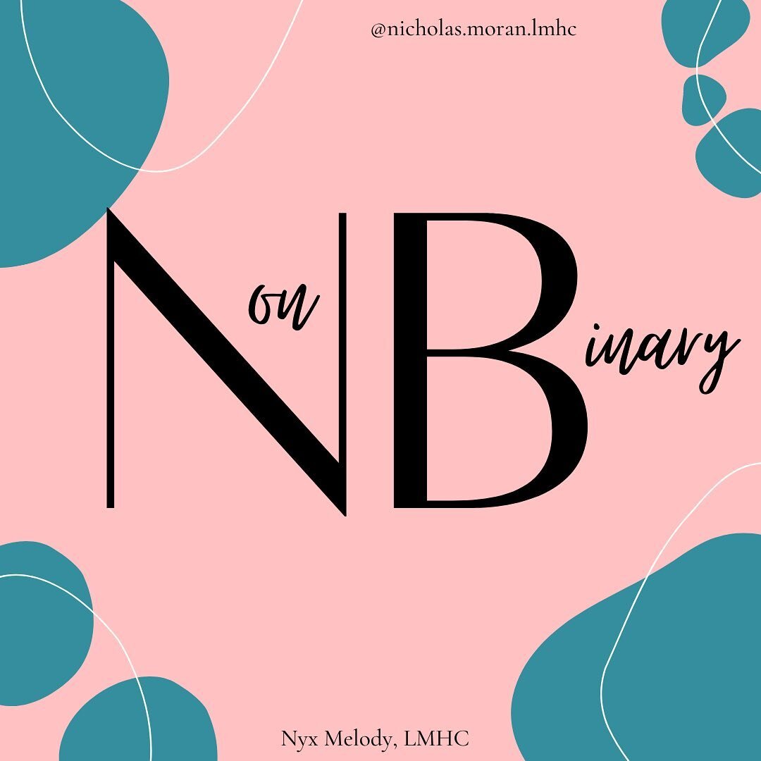 POST 11 OF 12: NB or enby stands for Non-Binary
.
.
Non-binary is an umbrella term covering any and all gender identities that do not fall exclusively in a man/male or woman/female category.
.
.
Everyone&rsquo;s experience of being non-binary is uniq