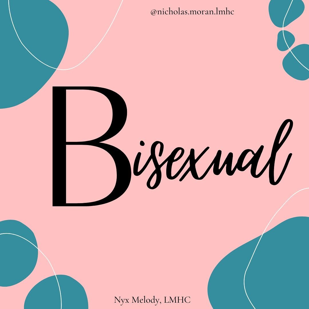POST 3 OF 12: Bisexual
.
.
Bisexual refers to a person emotionally, physically, and/or sexually attracted to more than one gender. 
.
.
In the past the term was defined as attraction to both men and women. However, the definition has been expansded t