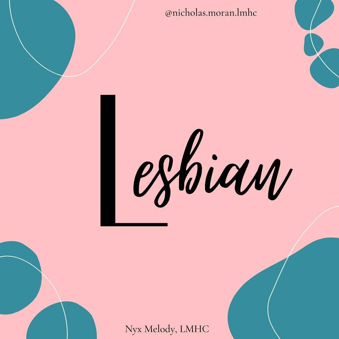 POST 1 OF 12: Lesbian
.
.
Lesbian is an umbrella term, which has been adjusted to include sexually, emotionally, physically, and/or romantically between one femme to another.
.
.
Lesbian also refers to a cisgender woman who is attracted to another ci