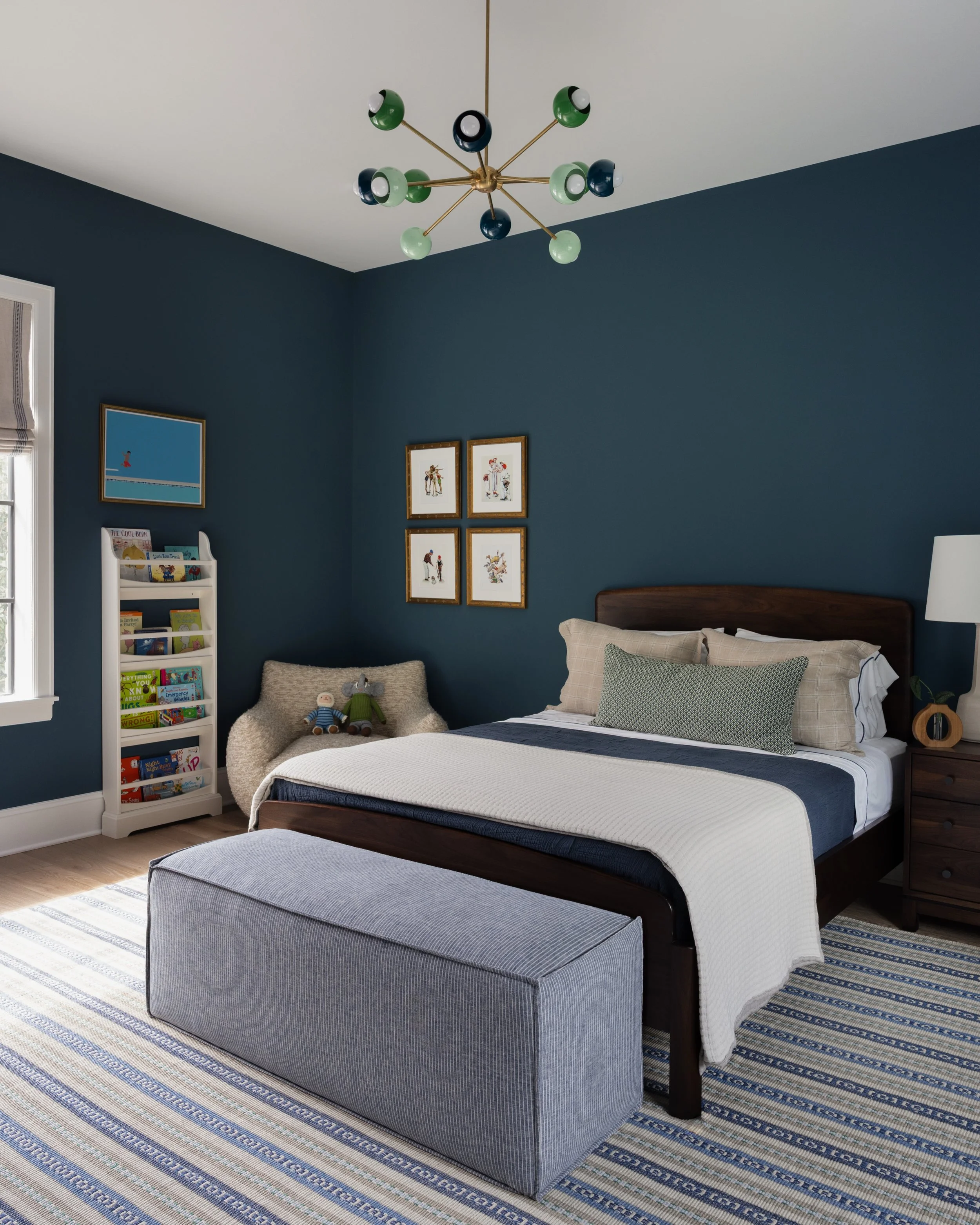 Boy, oh boy! 💚⚾️✨🚀 A room made for big dreams, wild adventures, and plenty of play. Built to grow with him, this space brings personality, purpose, and a whole lot of fun! #LMDWhereRootsRunDeep