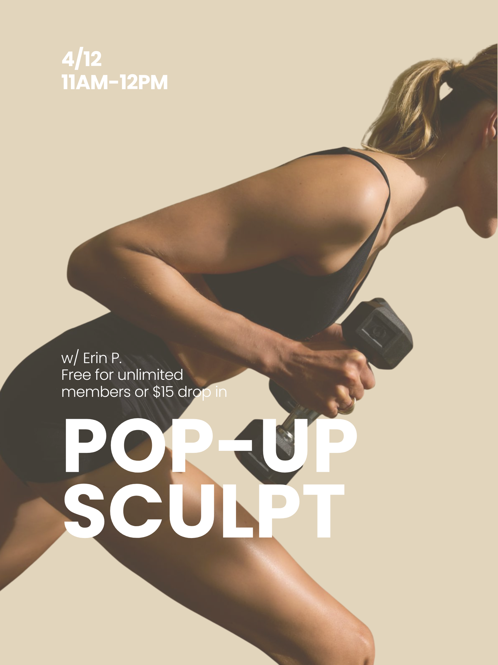 Pop-Up Sculpt w/ Erin P.