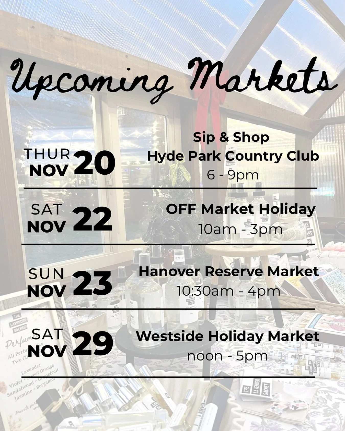 Thank you for shopping and supporting local this holiday season 🥰