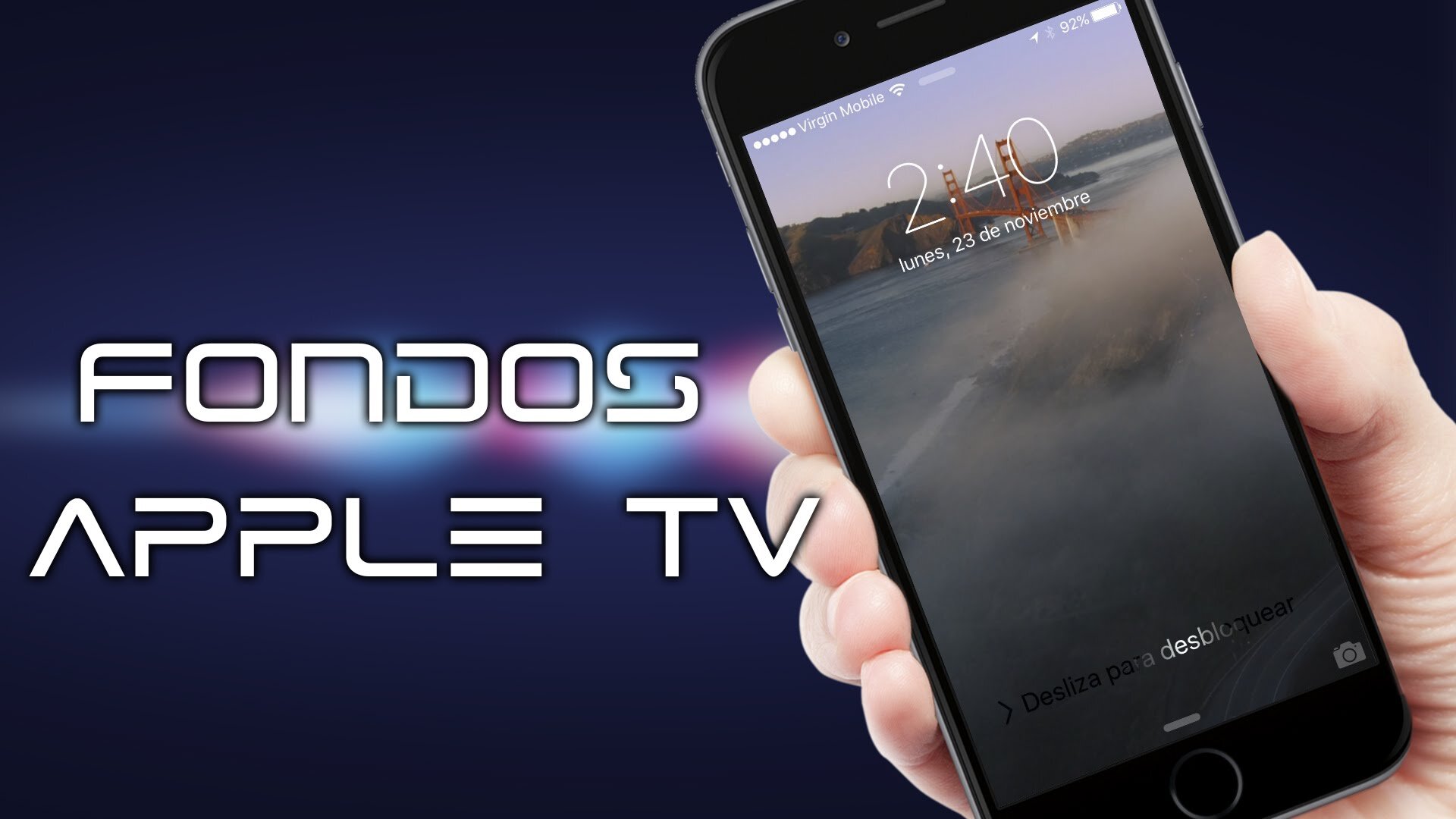 Instalar Fondos del Apple TV en tu iPhone