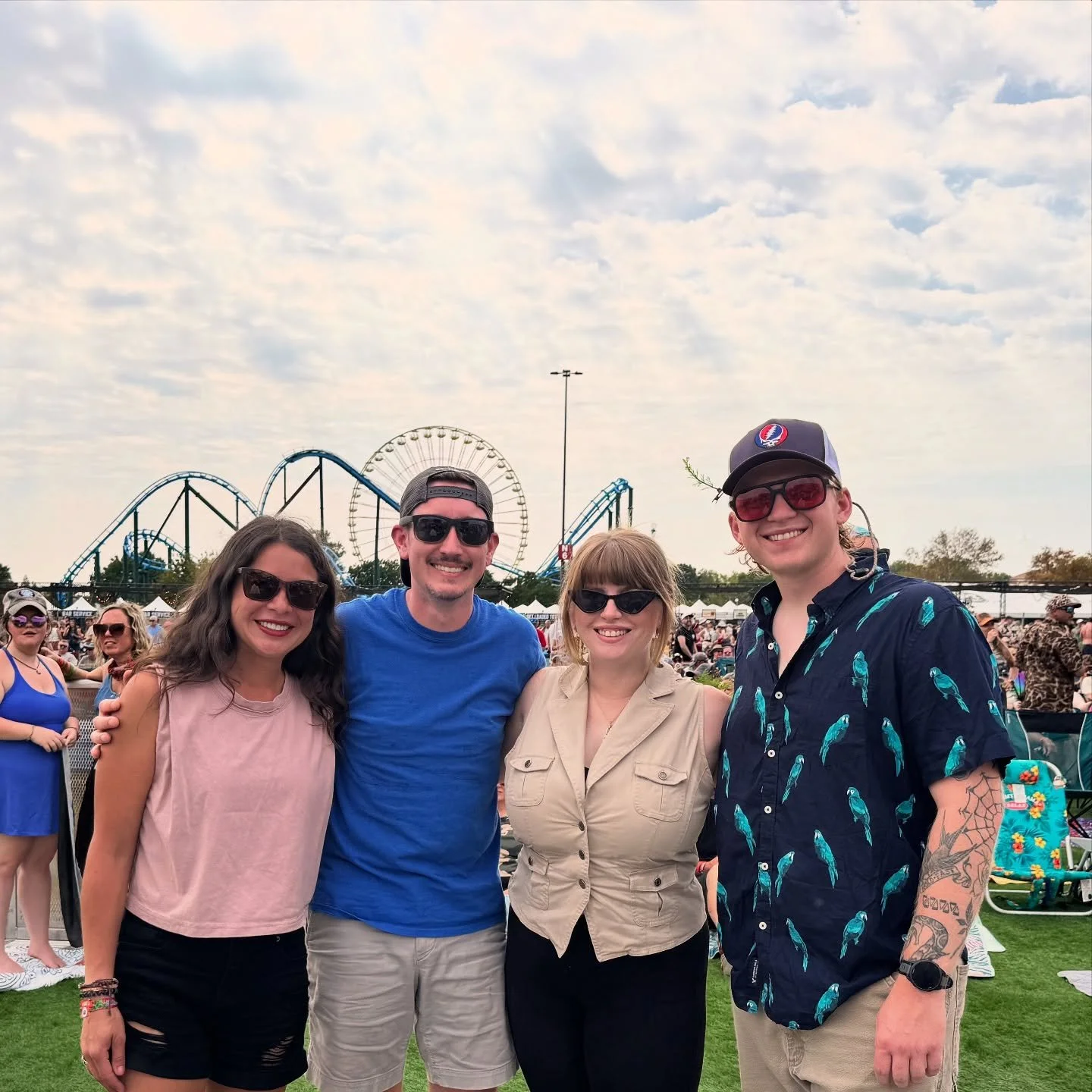 One of the best things about serving on the SACC Board is becoming friends with your fellow board members. So much so, you want to hang with them out at community events, like @bourbonandbeyond! Cheers! 🍻