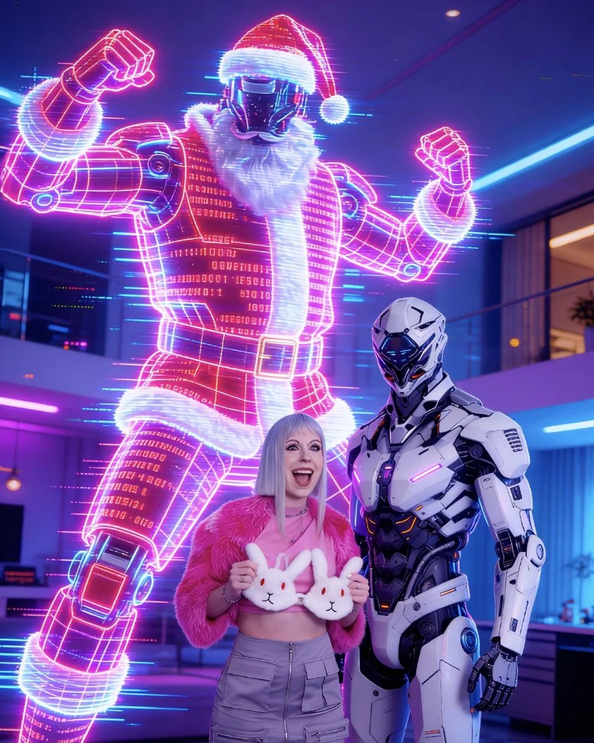 Merry Glitchmas Chooms! AI Santa is coming to Night City