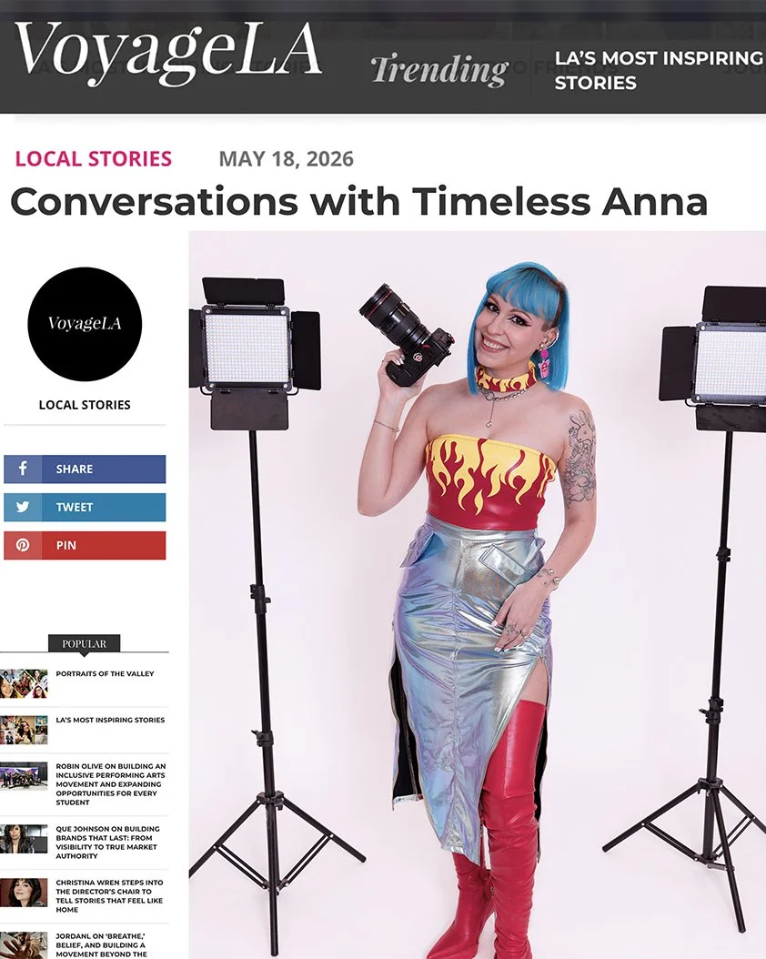 My interview with Voyage LA Magazine