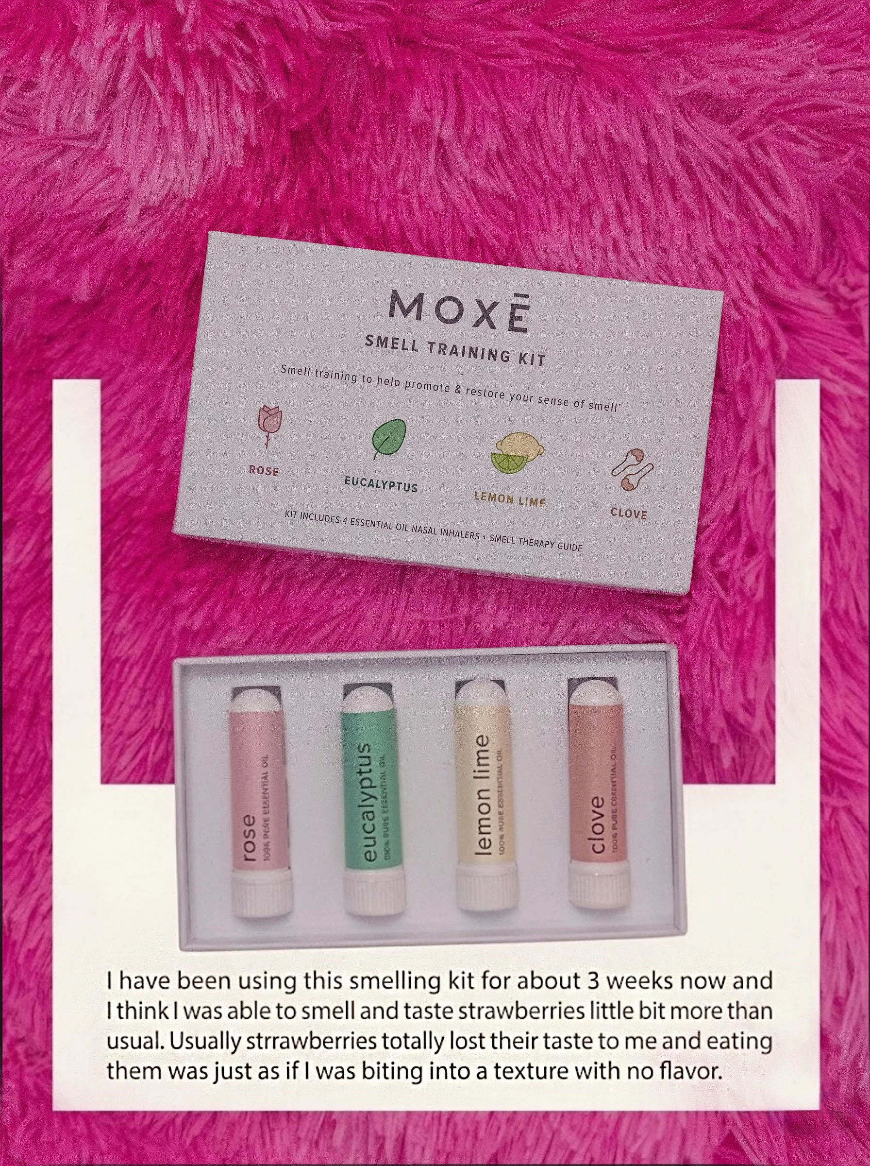 Moxe smell training kit long covid