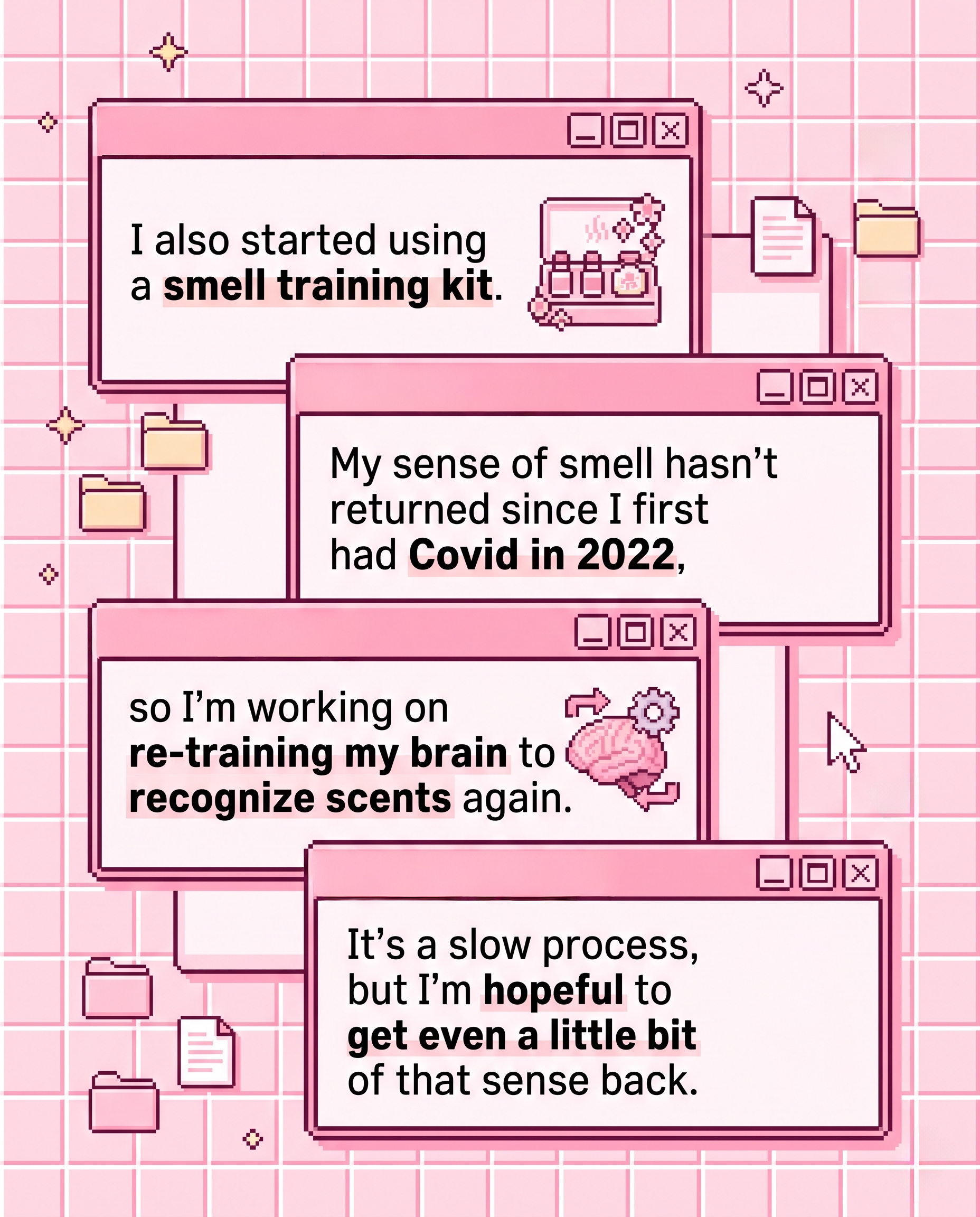 Smell Kits for loss of smell in Long Covid