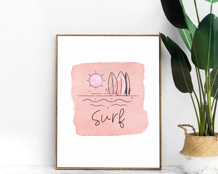 Surf Art Print Image